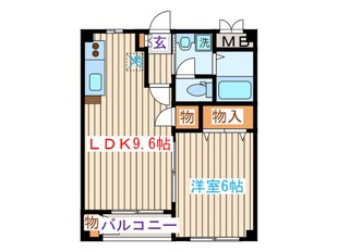 コンアモ－ルⅡの物件間取画像